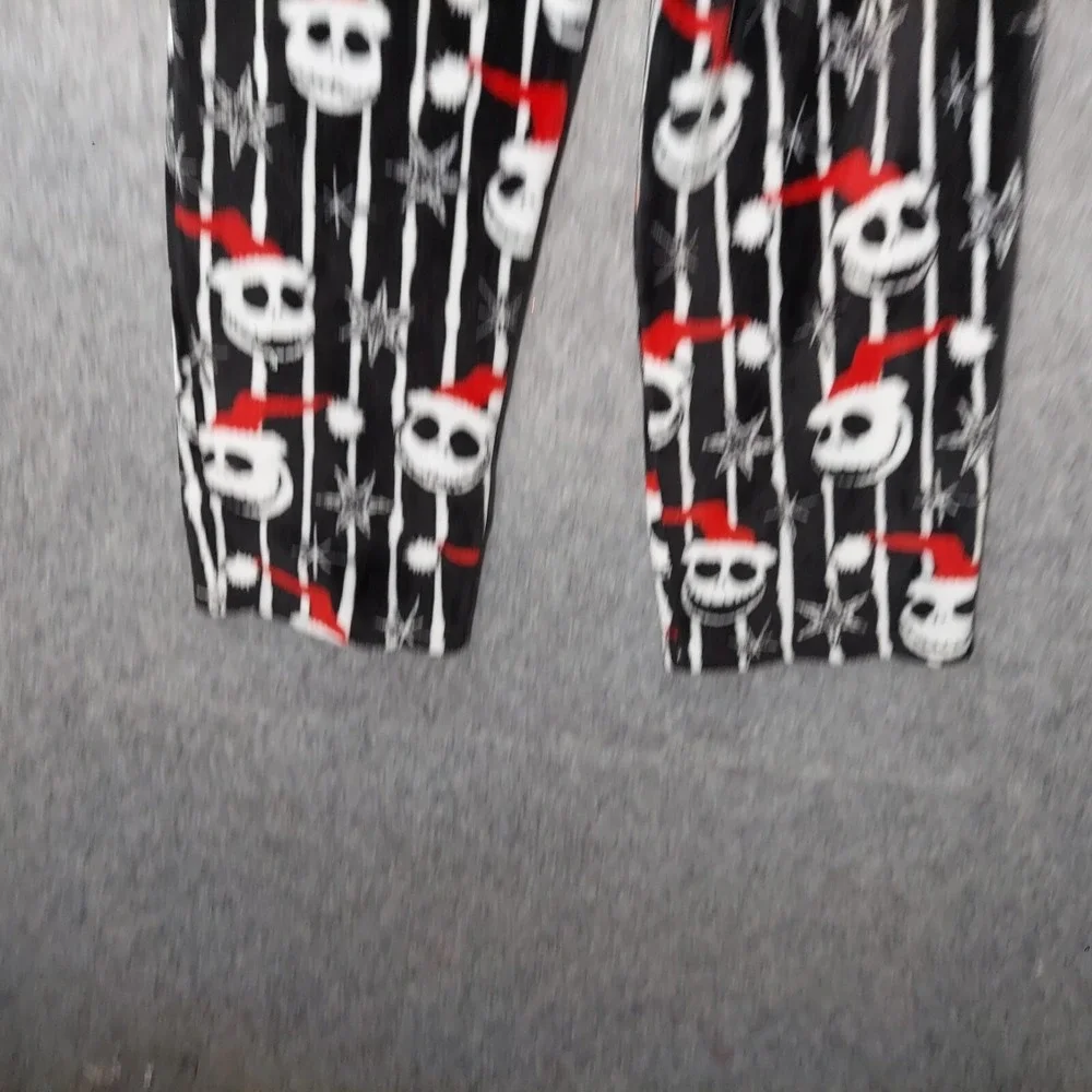 Disney Pajama Pants M Nightmare Before Christmas Jack Skellington Fleece Pull On - Picture 14 of 15
